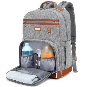 Diaper Bag Backpack, Diaper Bag for Baby,Large Capacity with Insulated Pockets